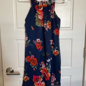 Floral halter dress